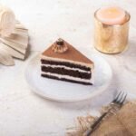 Coffee Mocha Cake Slice