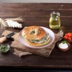 Grilled Chicken Pesto Bagel