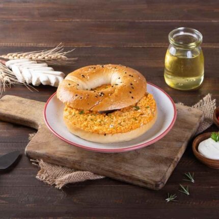 Paneer Tikka Bagel